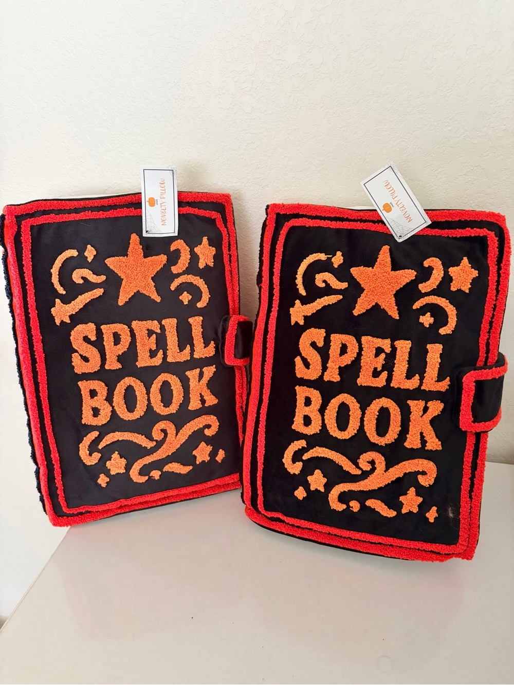 NEW Set of 2 Target Halloween Spell Book decorative pillows